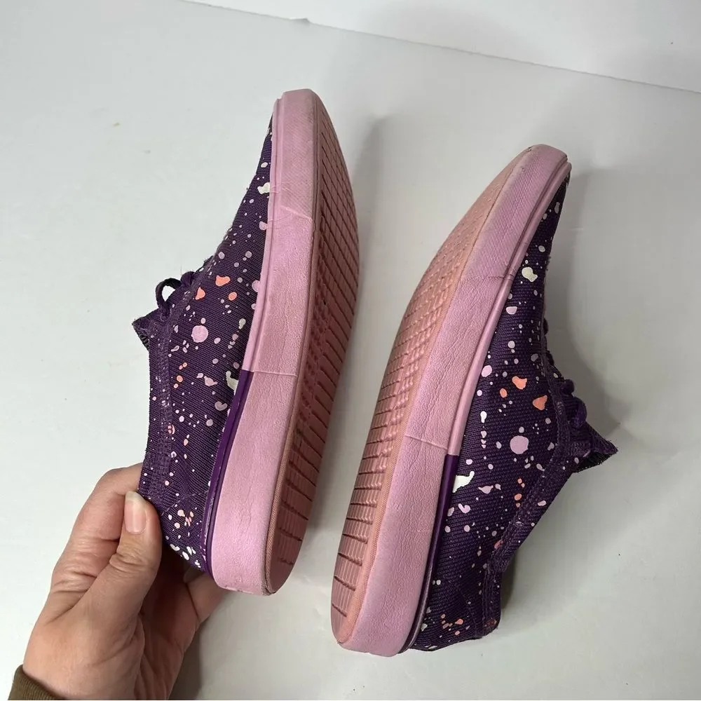 Under Armour Kids' Purple and Pink Sneakers 4Y